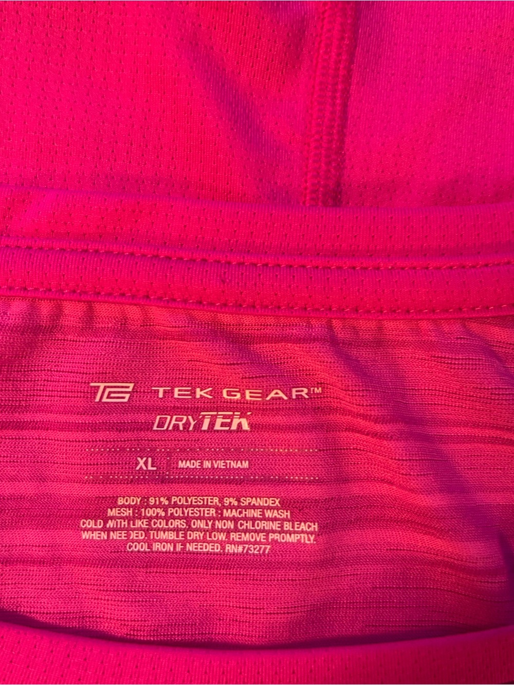 tek gear Hot Pink Short-Sleeve Performance Tee - Picture 5 of 7